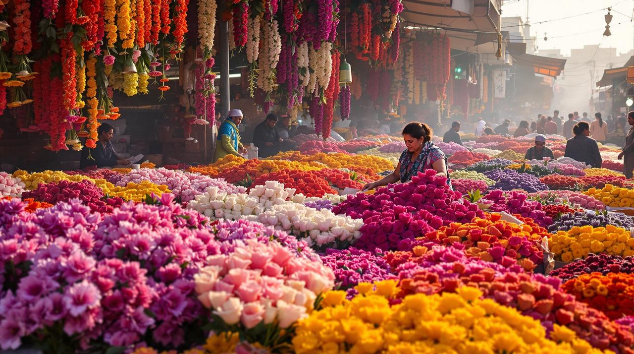 花市晨曦:昆明斗南的一千种颜色